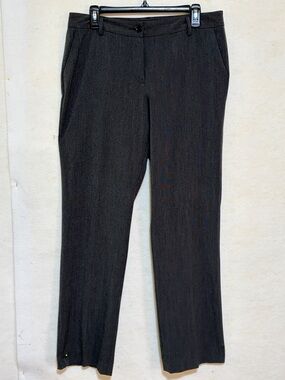 Covington Lynda Charcoal Herringbone Dress Pants